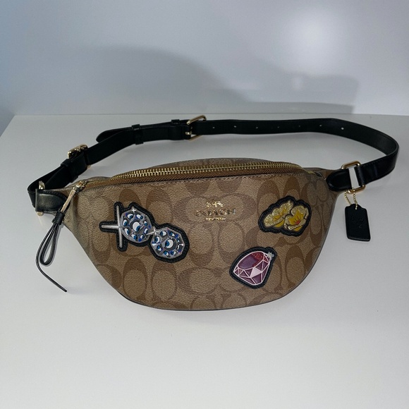 Disney X Coach Belt Bag In Signature Canvas With Snow White Limited Edition - Picture 1 of 10